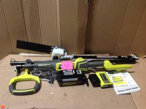 Ryobi RY40561 10 40-Volt Lithium-Ion Cordless Pole Saw  2.6 Ah Battery&nbsp&nbspin good condition&nbsp