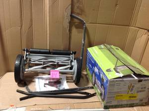 Great States Corporation 16 in.  5-Blade Walk Behind Nonelectric Manual Push Reel Lawn Mower&nbsp&nbspin good condition&nbsp