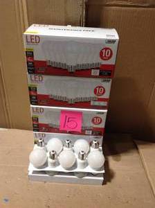 Feit Electric� A80083010KLED10 Non-Dimmable A19 LED Light Bulbs, 10W, 10-Pack&nbsp&nbspin good condition&nbsp