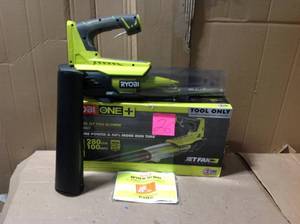 ONE 100 MPH 280 CFM 18-Volt Lithium-Ion Cordless Battery Jet Fan Leaf Blower (Tool Only)&nbsp&nbspin good condition&nbsp