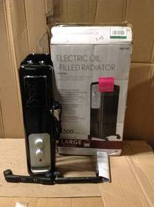 1,500-Watt Oil-Filled Radiant Electric Space Heater with Thermostat&nbsp&nbspin good condition&nbsp