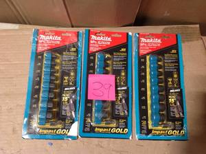 Makita� - 38 Drive Socket Set, 9 Pieces&nbsp&nbspin good condition&nbsp