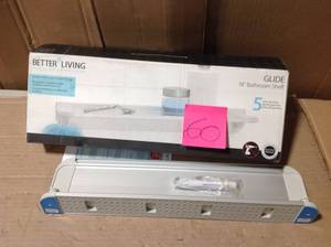 Better Living Aluminum Glide Shower Shelf in Grey&nbsp&nbspin good condition&nbsp