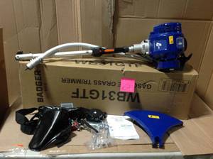 Badger 31 cc Gas 4-Cycle Curve Shaft Attachment Capable Grass Hand Held Trimmer&nbsp&nbspin good condition&nbsp