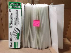 BestAir 20 in. x 25 in. x 6 in. AprilAireSpaceGard MERV 11 Air Cleaner Filter&nbsp&nbspin good condition&nbsp