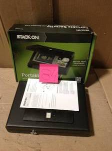 Stack-On Large Portable Security Case with Biometric Lock&nbsp&nbspin good condition&nbsp
