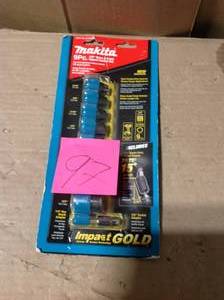 Makita Impact GOLD 38 in. 6-Point Makita Impact GOLD 38 in. 6-Point Fractional Standard Impact Socket Set with 15 Degree Tilt Socket Adapter (9-Pieces)ctional Standard Impact Socket Set with 15 Degree Tilt Socket Adapter (9-Pieces)