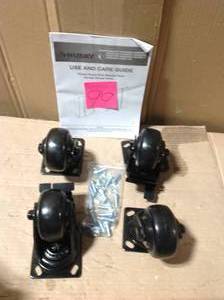 Heavy Duty 4 in. Caster Kit&nbsp&nbspin good condition&nbsp