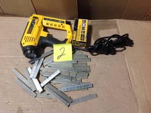 lot 2 image: DEWALT ELECTRIC NAILER &nbspin good condition 