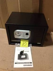 lot 10 image: MAGNUM 0.75 cu. ft. Security Safe with Biometric Fingerprint Reader &nbspin good condition 