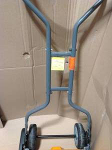lot 23 image: Fiskars 18 in. Cut Manual Push  Non-Electric Walk Behind Reel Mower &nbspin good condition 
