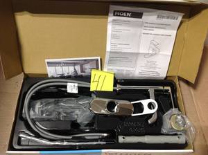 lot 41 image: Genta Single Hole Single-Handle Bathroom Faucet in Chrome &nbspin good condition 