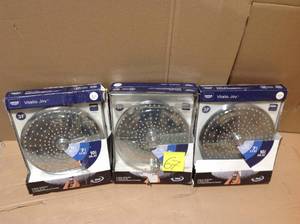 lot 67 image: Grohe 26518000 Vitalio Joy Rain 3-Spray 10 in. Fixed Shower Head in Chrome &nbspin good condition 