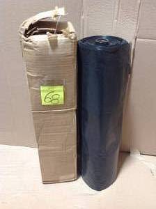 lot 68 image: HUSKY 6 ft. x 100 ft. Black 6 mil. Plastic Sheeting &nbspin good condition 