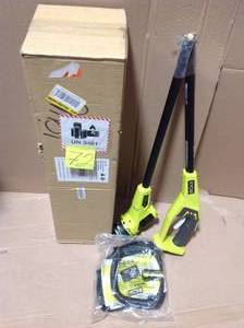 lot 72 image: ONE 18-Volt Lithium-Ion Electric Cordless Battery String Trimmer (Tool Only) &nbspin good condition 