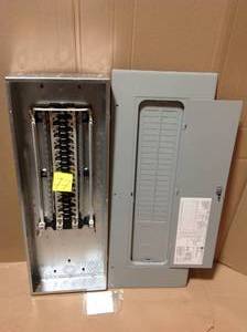 lot 77 image: GE Energy Industrial Solutions 257087 200A 64 Circuit Indoor Load Center &nbspin good condition 