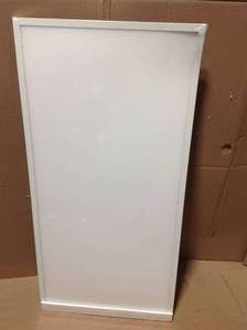 lot 86 image: 2 ft. x 4 ft. White Integrated LED Flat Panel Troffer Light Fixture at 4700 Lumens, 4000K Cool White &nbspin good condition 