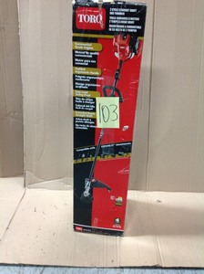 lot 103 image: Toro 2-Cycle 25.4cc Attachment Capable Straight Shaft Gas String Trimmer in good conditions