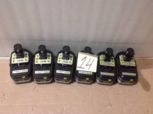 lot 14 image: RYOBI 18-Volt ONE Lithium-Ion 3.0 Ah LITHIUM HP High Capacity Battery in good condition 