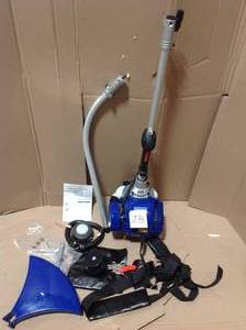 lot 18 image: Badger 31 cc Gas 4-Cycle Curve Shaft Attachment Capable Grass Hand Held Trimmer in good condition 