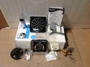 lot 46 image: Genta Single-Handle 1-Spray Tub and Shower Faucet in Chrome (Valve Included) in good condition 