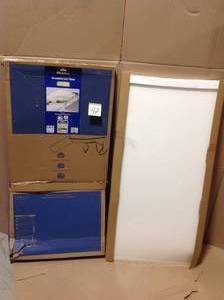 lot 47 image: 2 ft. x 4 ft. White Integrated LED Flat Panel Troffer Light Fixture at 4700 Lumens, 4000K Cool White in good condition 