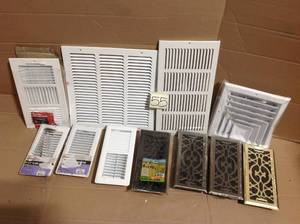 lot 55 image: MIX LOT OF Everbilt 12 in. x 6 in. 3-Way WallCeiling Register