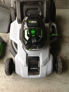 lot 113 image: EGO 21 POWER Self Propelled Mower in working conditions battery and charger are include