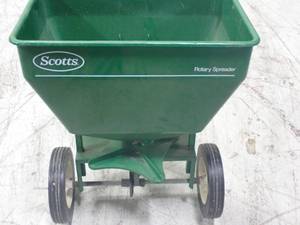 rotary fertilizer spreader - great for sand and salt for summer or winter use