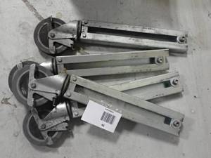 group of caster wheels