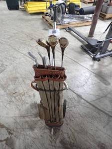 antique vintage lefty golf clubs, head to the course and impress your friends Happy Gillmore style&nbsp fore....