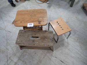 3 small stools