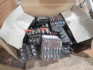 misc box of electrical parts