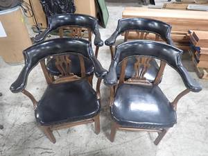 antique table and chair set