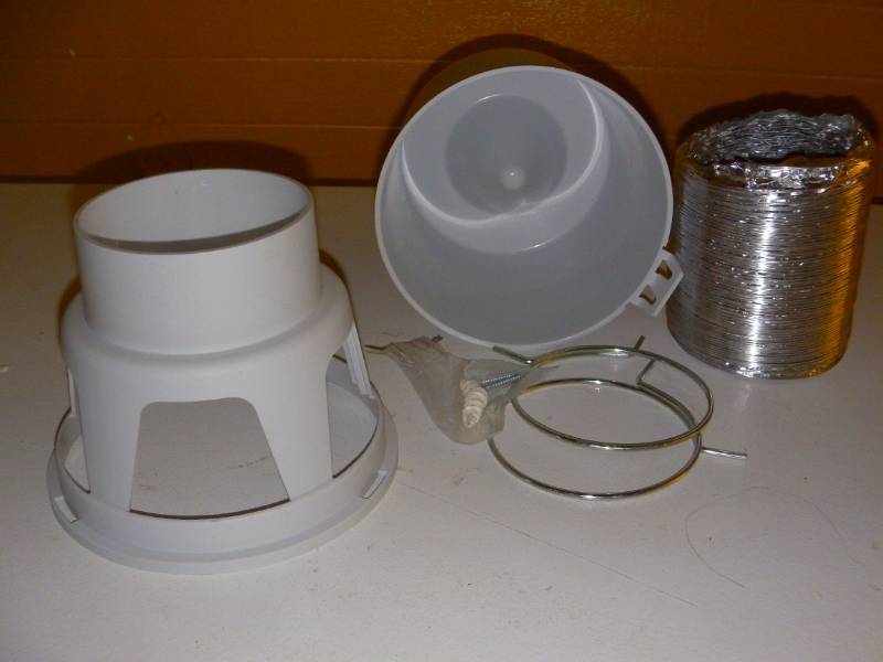 Lambro Indoor Hook-Up Dryer Vent Kit-Open Box