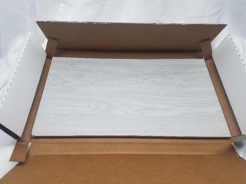 Rubbermaid FastTrack 22-in Driftwood Grey Wood Shelf-Open Box