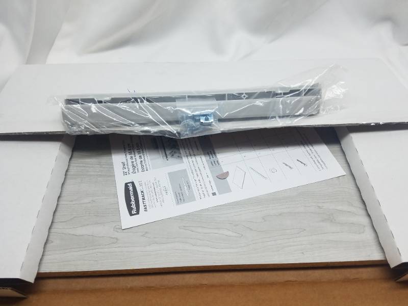 Rubbermaid FastTrack 22-in Driftwood Grey Wood Shelf-Open Box