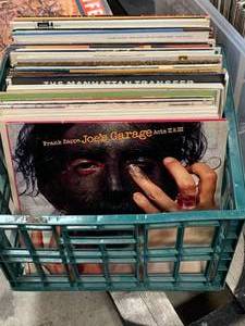 lot 21 image: Tote of Misc. Record Albums