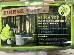 lot 45 image: Bench Top Chainsaw Chain Sharpener