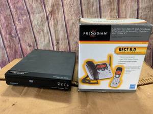 lot 47 image: Magnavox DVD Player & Cordless Phone