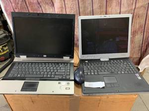 lot 50 image: Gateway & HP Laptops (need hard drives)