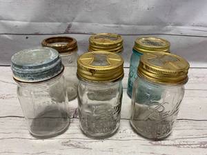 lot 67 image: Vintage Lot of Canning Jars
