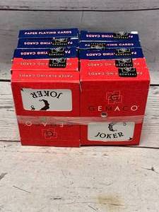 lot 76 image: 10 Decks of Premium Casino Playing Cards