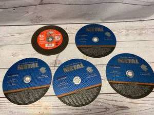 lot 79 image: Lot of 5 Metal Cutoff Wheels