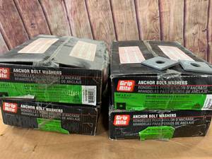 lot 88 image: Square Anchor Bolt Galvanized Washers 58 x 2 x 2