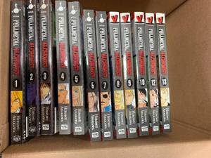 lot 93 image: Full Metal Alchemist Books 1-13 (missing book 11)