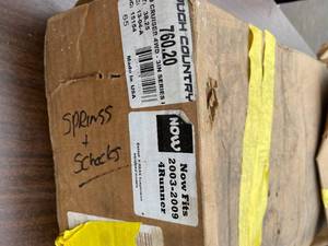03-09 Toyota 4Runner SpringsShocks