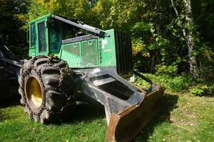 2012 John Deere 648H Log Skidder With Dual Arch Grapple