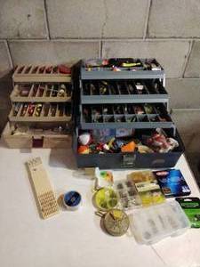 lot 60 image: Two Tackle Boxes & All Contents