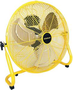 MSRP $900 Lot Of 9 Stanley 20 Inch Industrial High Velocity Floor Fans - Direct Drive, All-Metal Construction, 3 Speed Settings, Portable (ST-20F) - All 9 New In Box&nbsp